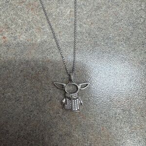 Grogu Baby Yoda Diamond Necklace